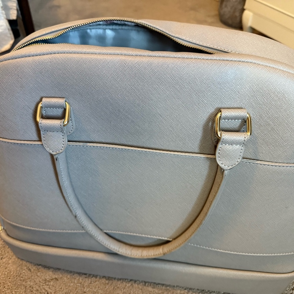 Stackers  weekender tote bag  in taupe